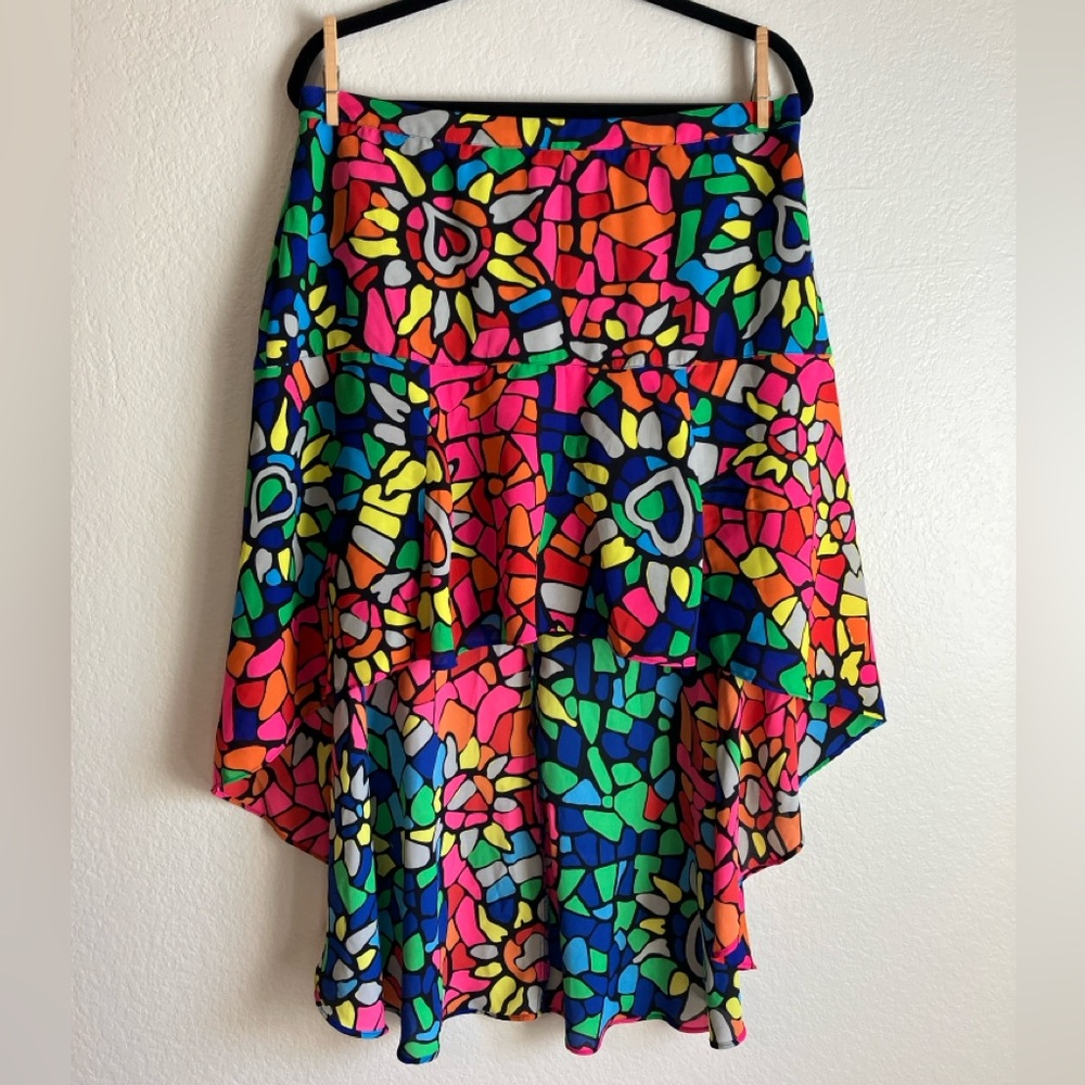 L’Amour by Nanette Lepore Stained Glass Skirt